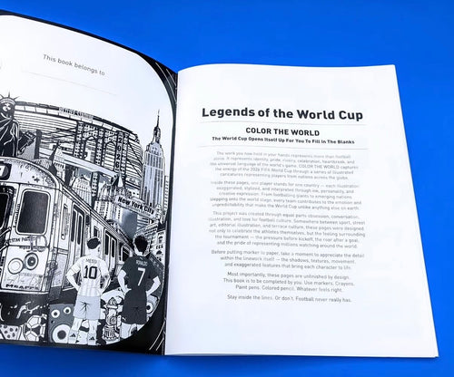 Legends World Cup Coloring Book